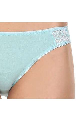 Pack of 3 Bikini Style Cotton Briefs in Assorted colors-1472