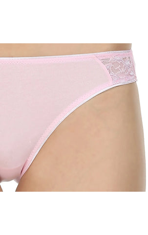 Pack of 3 Bikini Style Cotton Briefs in Assorted colors-1472