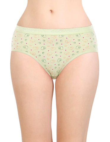 Pack of 3 Printed Cotton Briefs in Assorted colors-15000