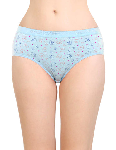 Pack of 3 Printed Cotton Briefs in Assorted colors-15000