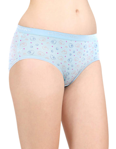 Pack of 3 Printed Cotton Briefs in Assorted colors-15000