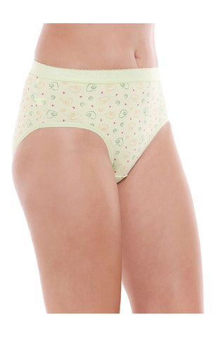 Pack of 3 Printed Cotton Briefs in Assorted colors-15000