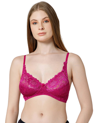 Bodycare Rani Full Coverage, Non-Wired, Net Bra - (#1501RA)