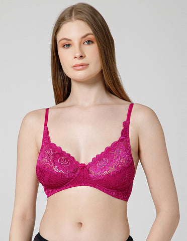 Bodycare Rani Full Coverage, Non-Wired, Net Bra - (#1501RA)
