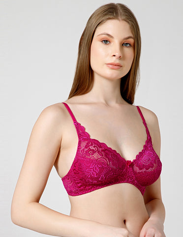 Bodycare Rani Full Coverage, Non-Wired, Net Bra - (#1501RA)