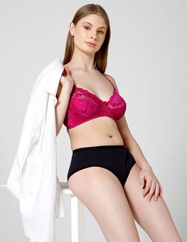 Bodycare Rani Full Coverage, Non-Wired, Net Bra - (#1501RA)