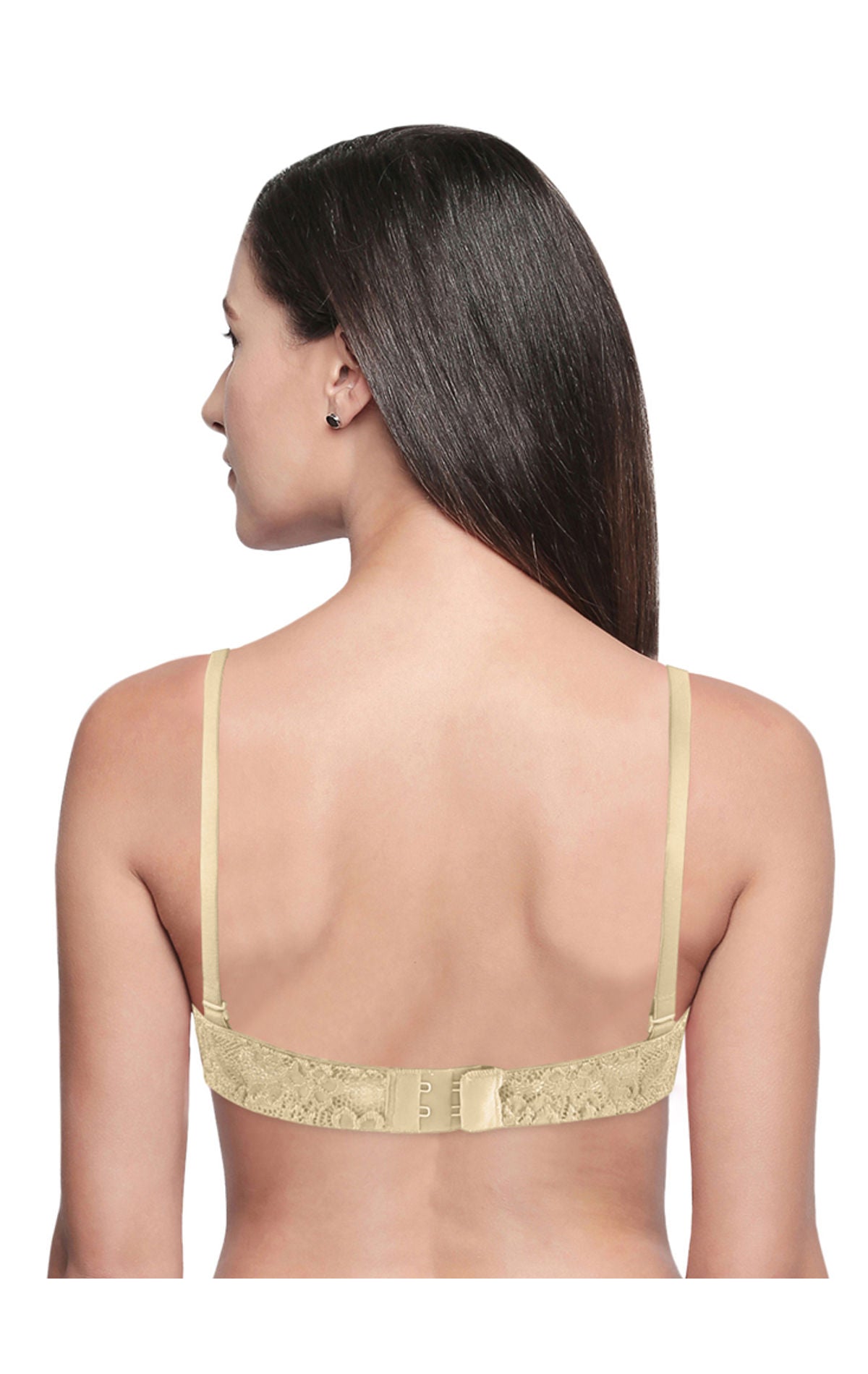 Bodycare Lace Bra - Non-Padded, Wirefree & Full Coverage-1501Skin