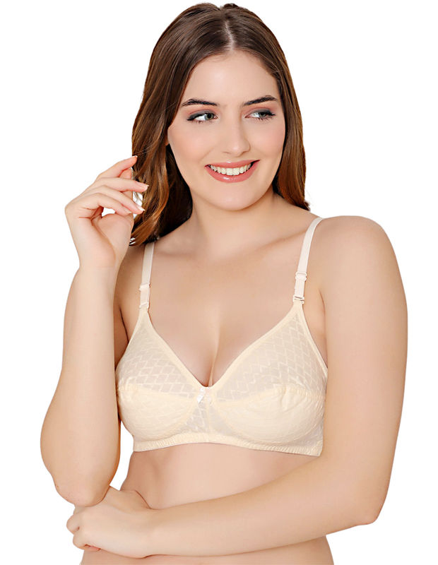 Bodycare cotton wirefree convertible straps comfortable non padded bra-1510S