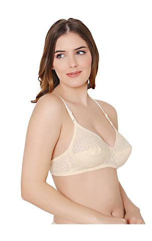 Bodycare cotton wirefree convertible straps comfortable non padded bra-1510S