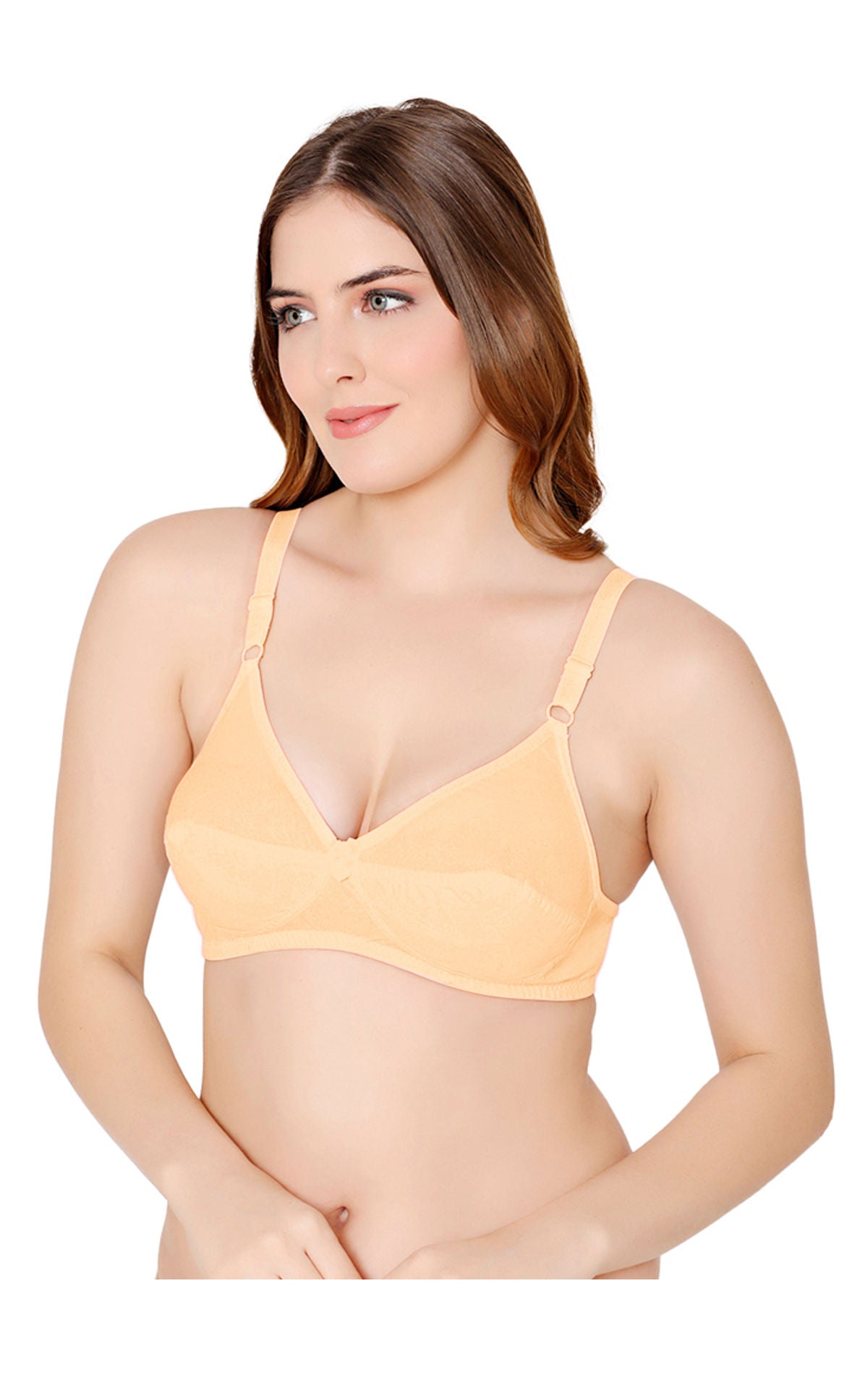 Bodycare polycotton wirefree adjustable straps comfortable non padded bra-1513S