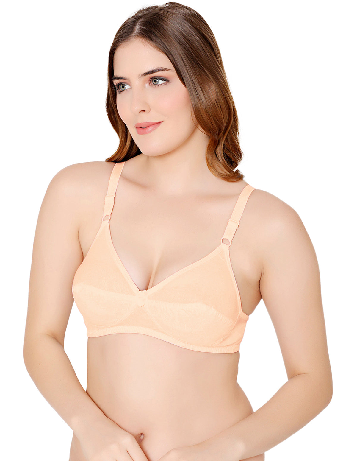 Bodycare polycotton wirefree adjustable straps comfortable non padded bra-1513S