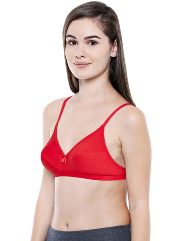 Perfect Coverage Bra-1524-RED