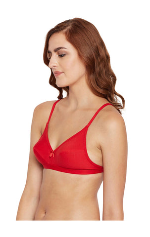 Perfect Coverage Bra-1524-RED