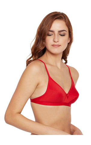 Perfect Coverage Bra-1524-RED