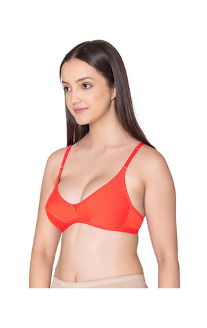 Bodycare polycotton wirefree convertible straps comfortable non padded bra-1531CO