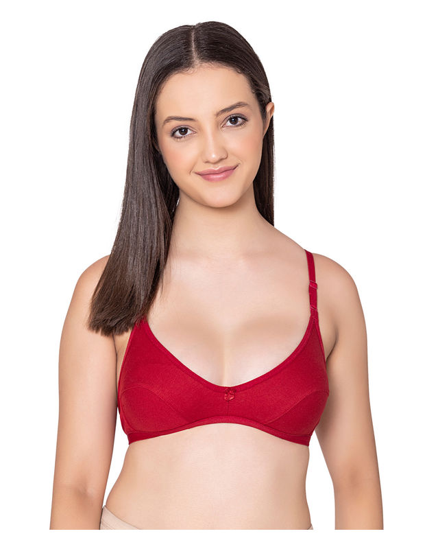 Bodycare polycotton wirefree convertible straps comfortable non padded bra-1531MH