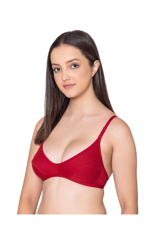 Bodycare polycotton wirefree convertible straps comfortable non padded bra-1531MH