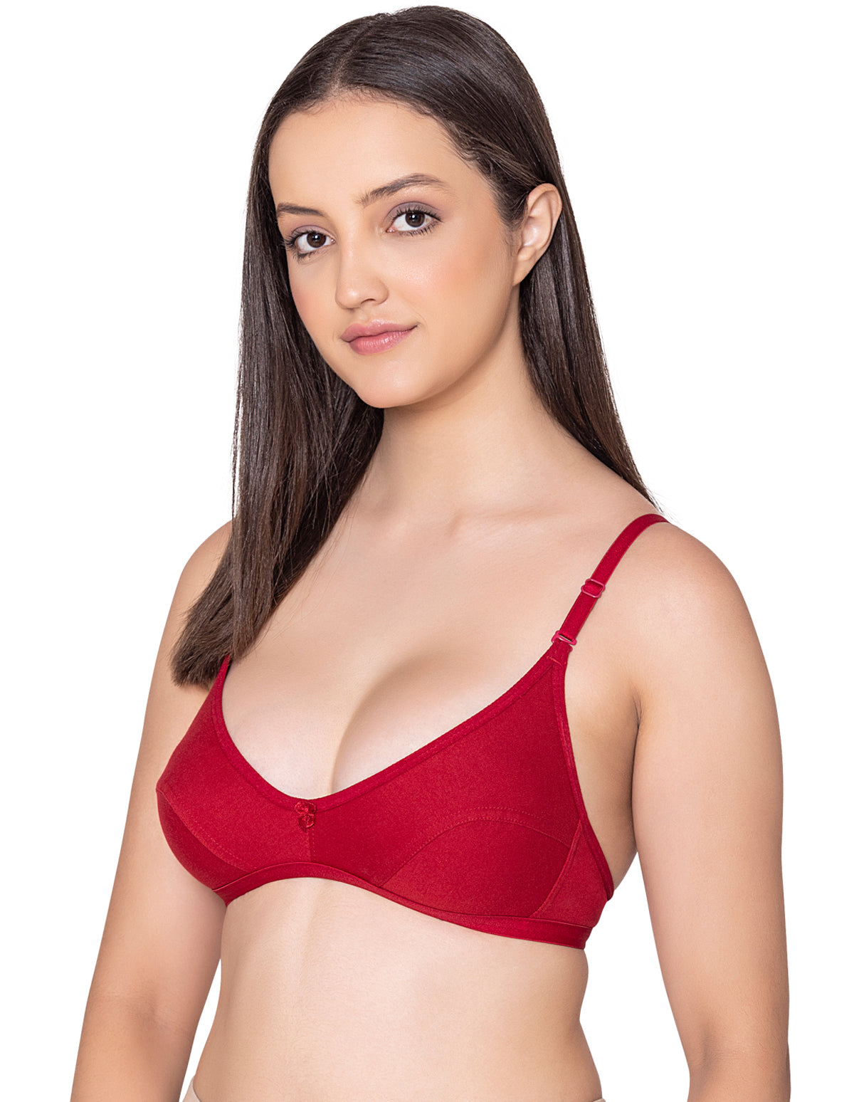 Bodycare polycotton wirefree convertible straps comfortable non padded bra-1531MH
