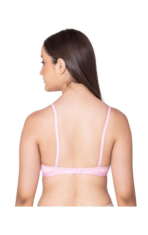 Bodycare polycotton wirefree convertible straps comfortable non padded bra-1531PI