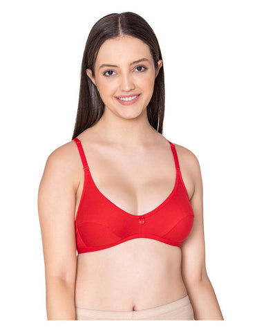 Bodycare polycotton wirefree convertible straps comfortable non padded bra-1531RE