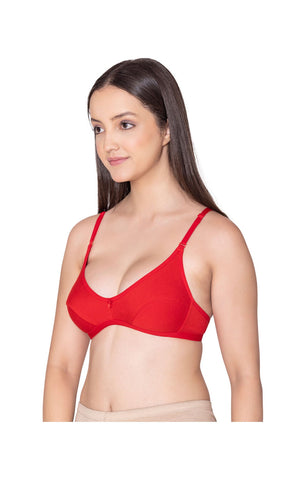 Bodycare polycotton wirefree convertible straps comfortable non padded bra-1531RE