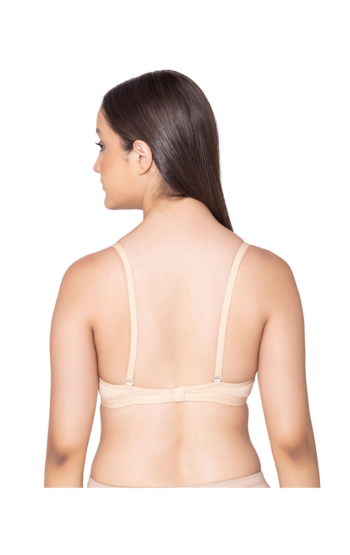 Bodycare polycotton wirefree convertible straps comfortable non padded bra-1531S