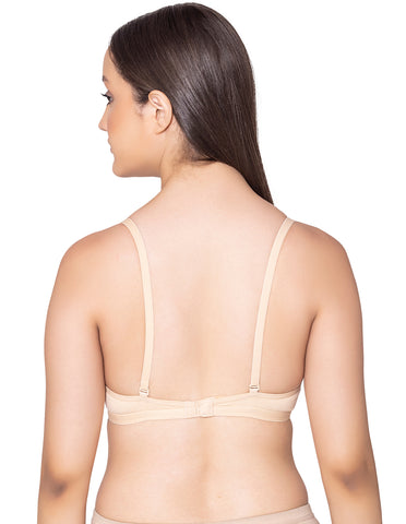 Bodycare polycotton wirefree convertible straps comfortable non padded bra-1531S