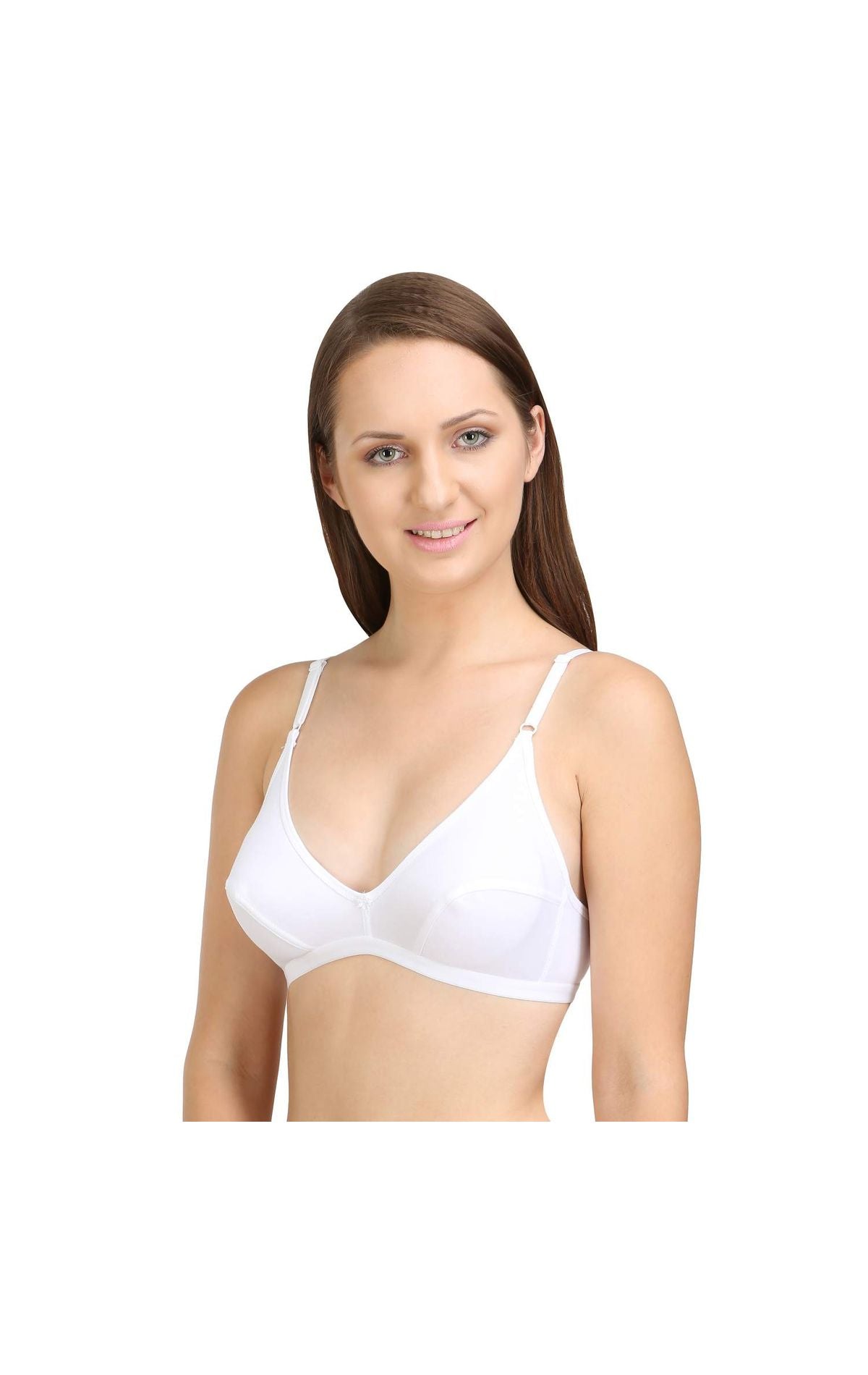 Bodycare cotton non padded solid bra 1532