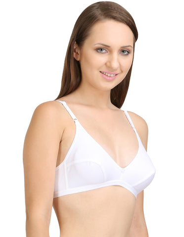 Bodycare cotton non padded solid bra 1532