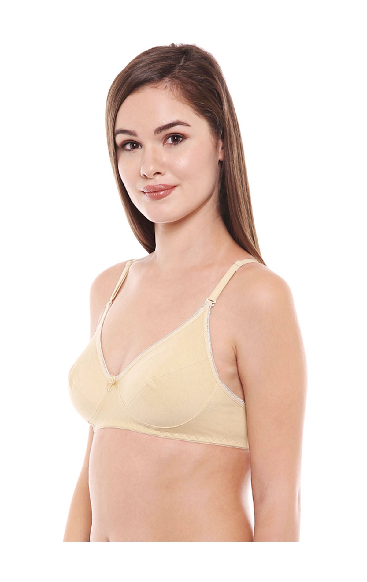 Perfect Coverage Bra-1550PY with free transparent strap