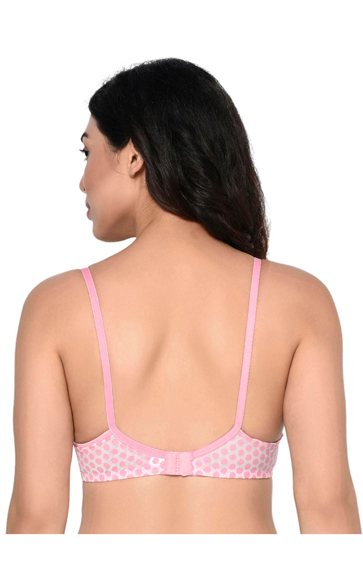 Bodycare Seamed, Non Padded Bra-1560-Pink