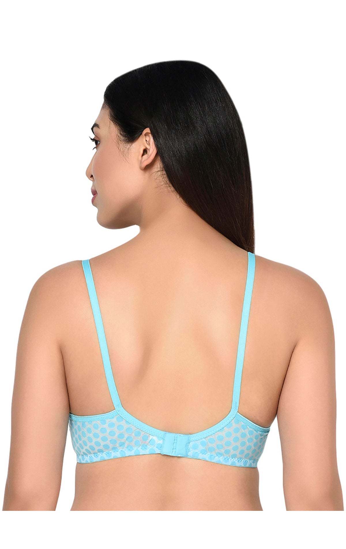 Bodycare Seamed, Non Padded Bra-1560-Sky