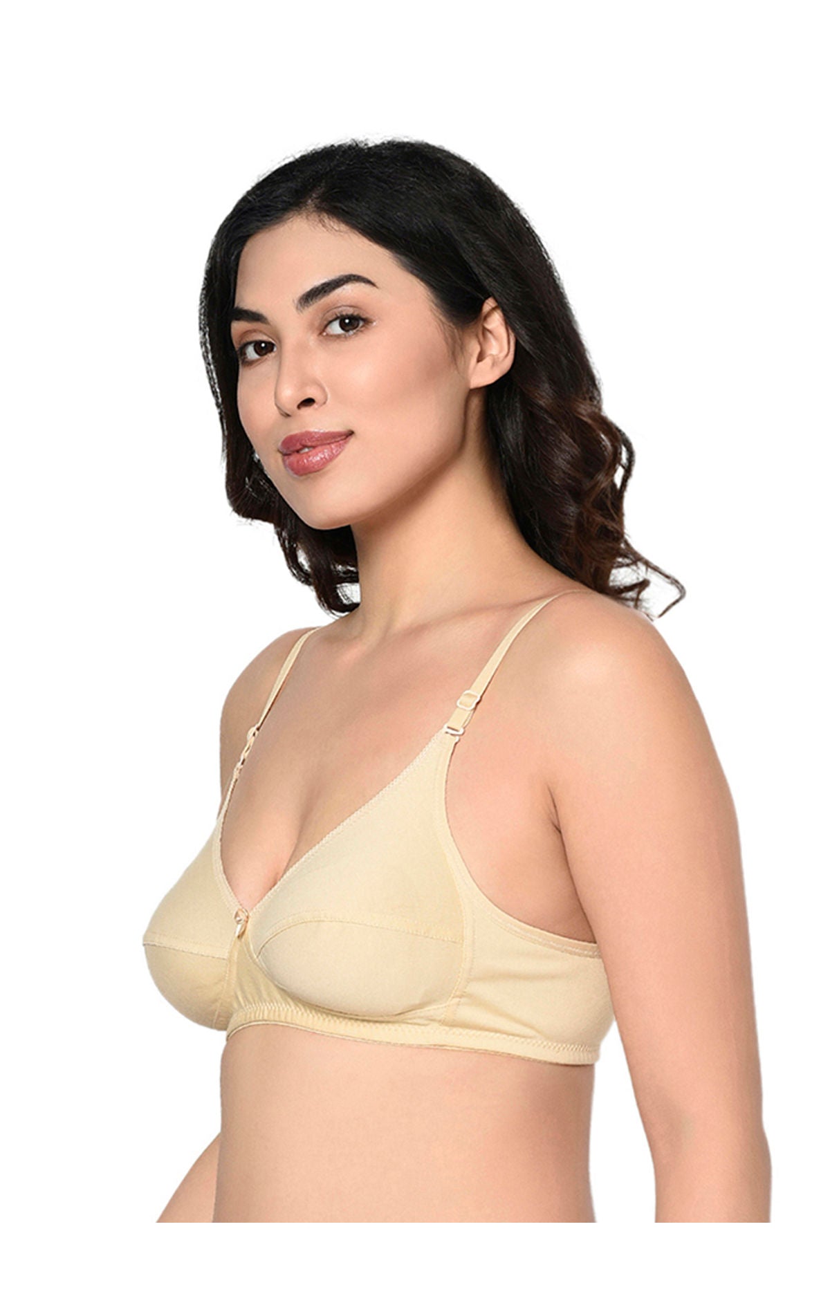 Bodycare Seamed, Non Padded Bra-1567-Skin