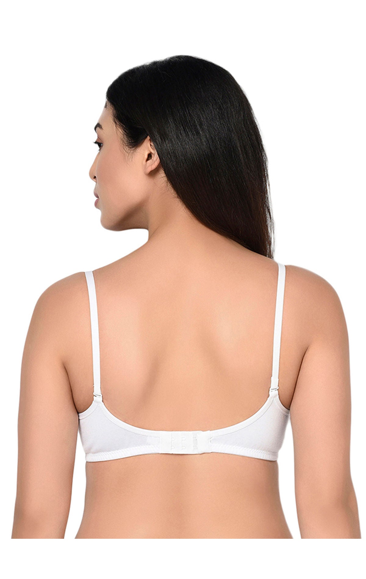 Bodycare Seamed, Non Padded Bra-1567-White