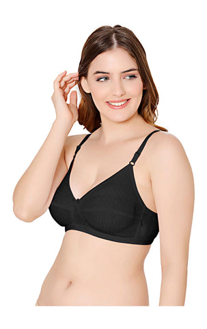 Bodycare polycotton wirefree adjustable straps comfortable non padded bra-1570B