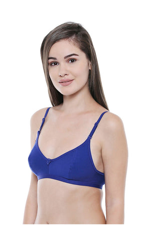 Perfect Coverage Bra-1575-RBL with free transparent strap