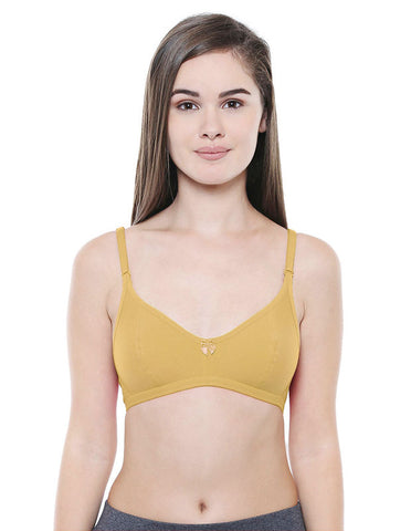 Perfect Coverage Bra-1575-Camel with free transparent strap