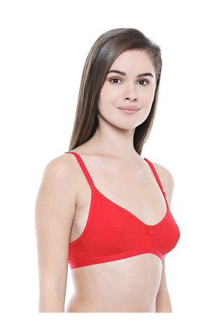 Perfect Coverage Bra-1575RE with free transparent strap