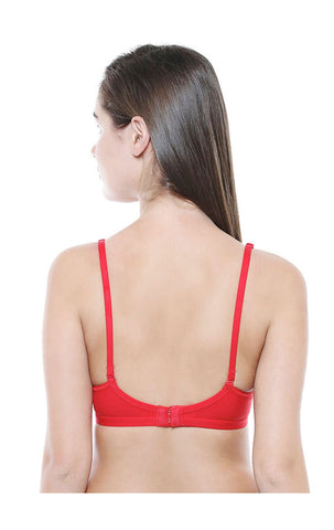 Perfect Coverage Bra-1575RE with free transparent strap