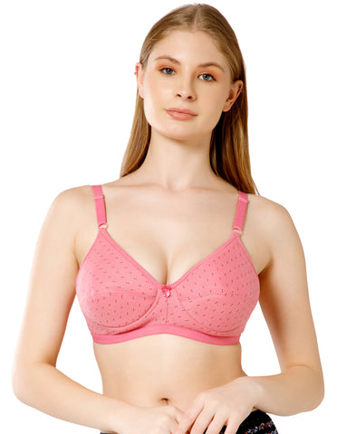 Cotton Wirefree Push Up Full Coverage Bra for Everyday Use - 1583PRINT(1)