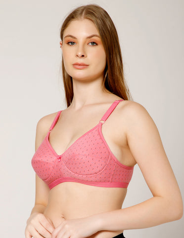 Cotton Wirefree Push Up Full Coverage Bra for Everyday Use - 1583PRINT(1)