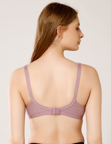 Cotton Wirefree Push Up Full Coverage Bra for Everyday Use - 1583PRINT(2)