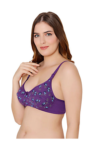 Bodycare cotton wirefree adjustable straps comfortable non padded bra-1584DPU