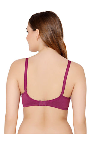 Bodycare cotton wirefree adjustable straps comfortable non padded bra-1584WI