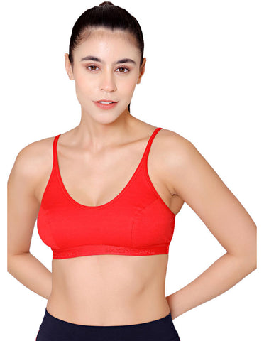 Sports Bra-1608RED