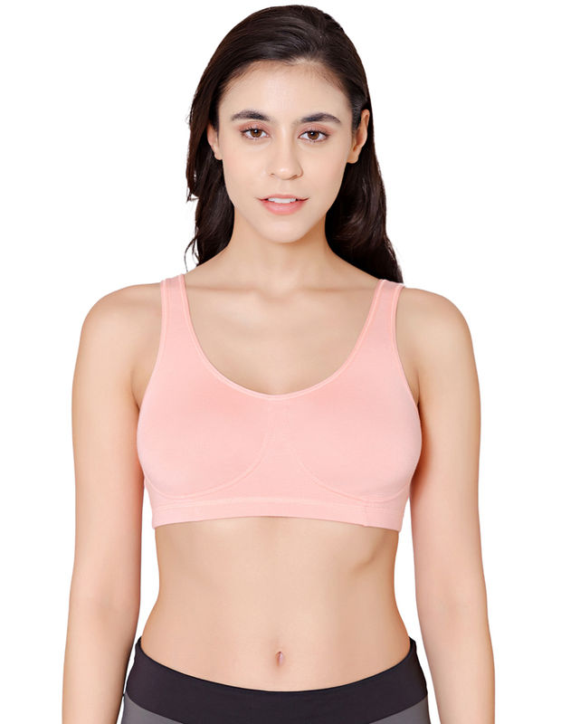 Bodycare modal spandex wirefree broad straps soft cup sleep bra-1625PE