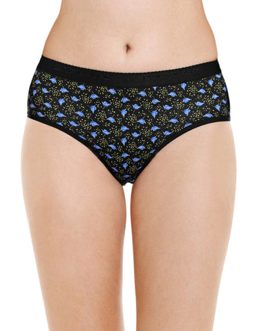 Pack of 3 Printed Cotton Briefs in Assorted colors- ( 17000 )