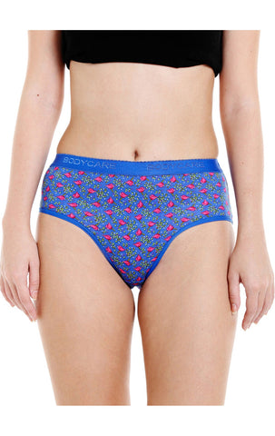 Pack of 3 Printed Cotton Briefs in Assorted colors-17000