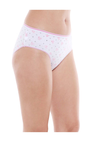 Pack of 3Bodycare Assorted Premium Cotton Printed Panties-200-D