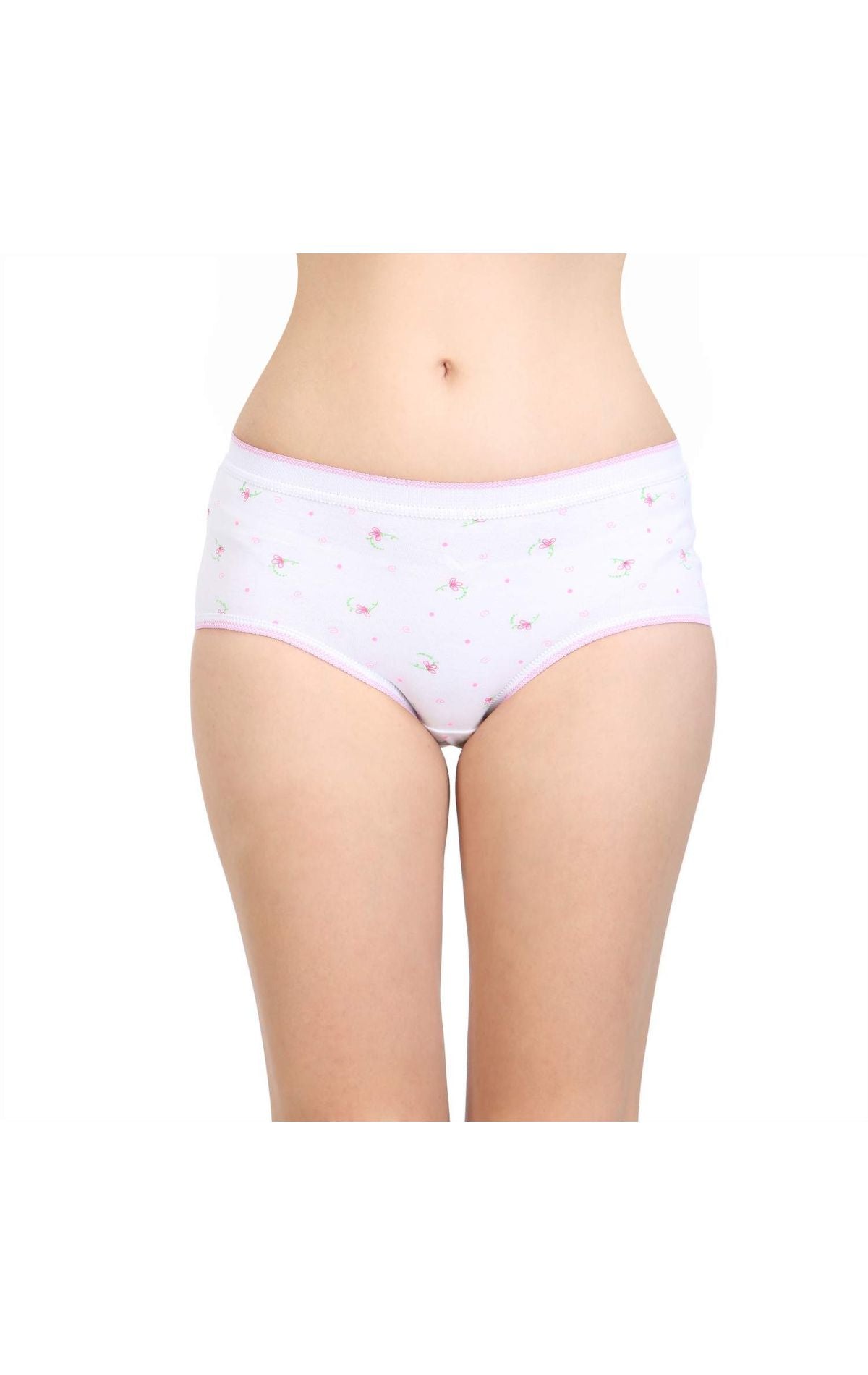 Pack of 3 Bodycare Printed Cotton Briefs in Assorted colors